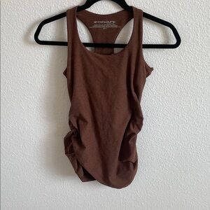 Beyond Yoga Maternity Brown Tank Top
